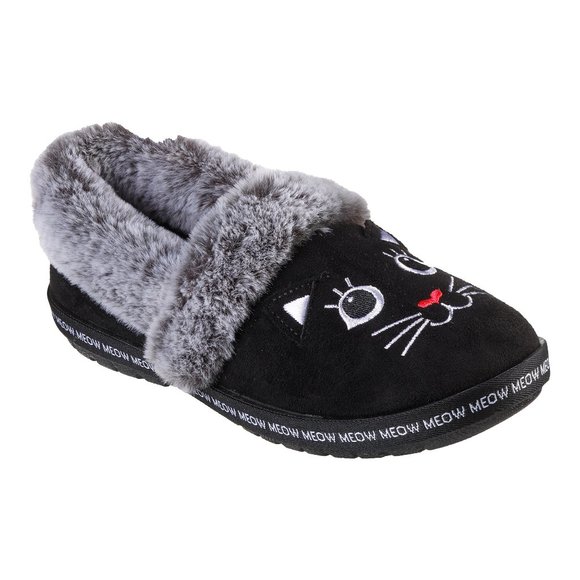Skechers BOBS - Too Cozy - Meow Pajamas shoe (Cat) / Pantoufles Chat Size 11 - Picture 1 of 8